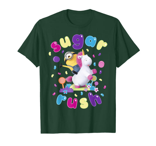 Despicable Me Minions Sugar Rush Candy Graphic T-Shirt T-Shirt