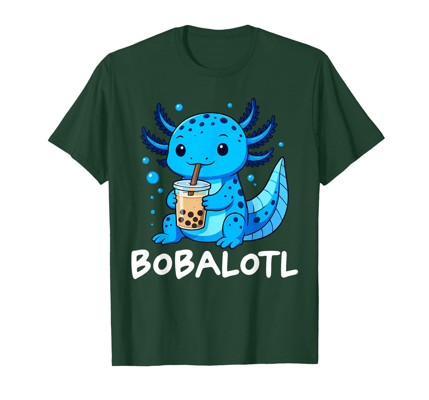 Bobalotl Axolotl Boba Tea T-Shirt