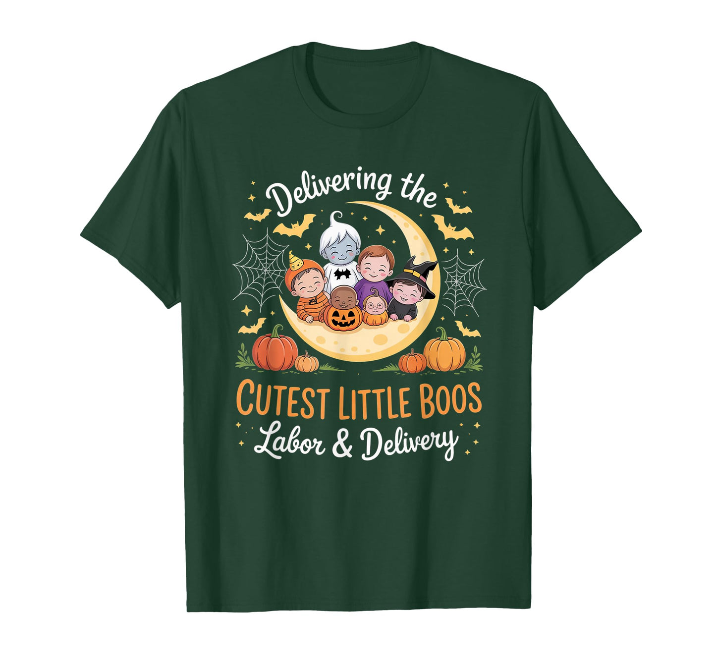 Delivering The Cutest Boos Labor & Delivery Halloween Nurse T-Shirt