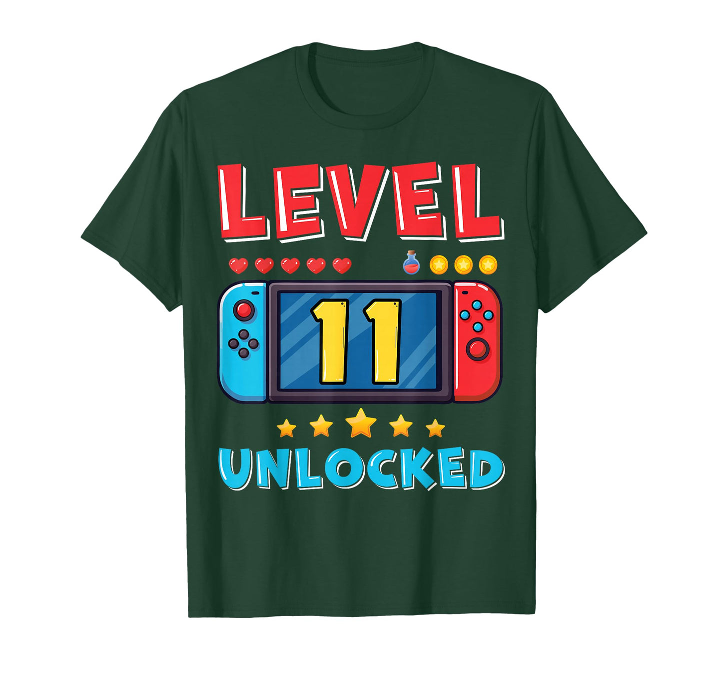 11 Year Old Bday Decorations Son Boy 11yr 11th Birthday T-Shirt