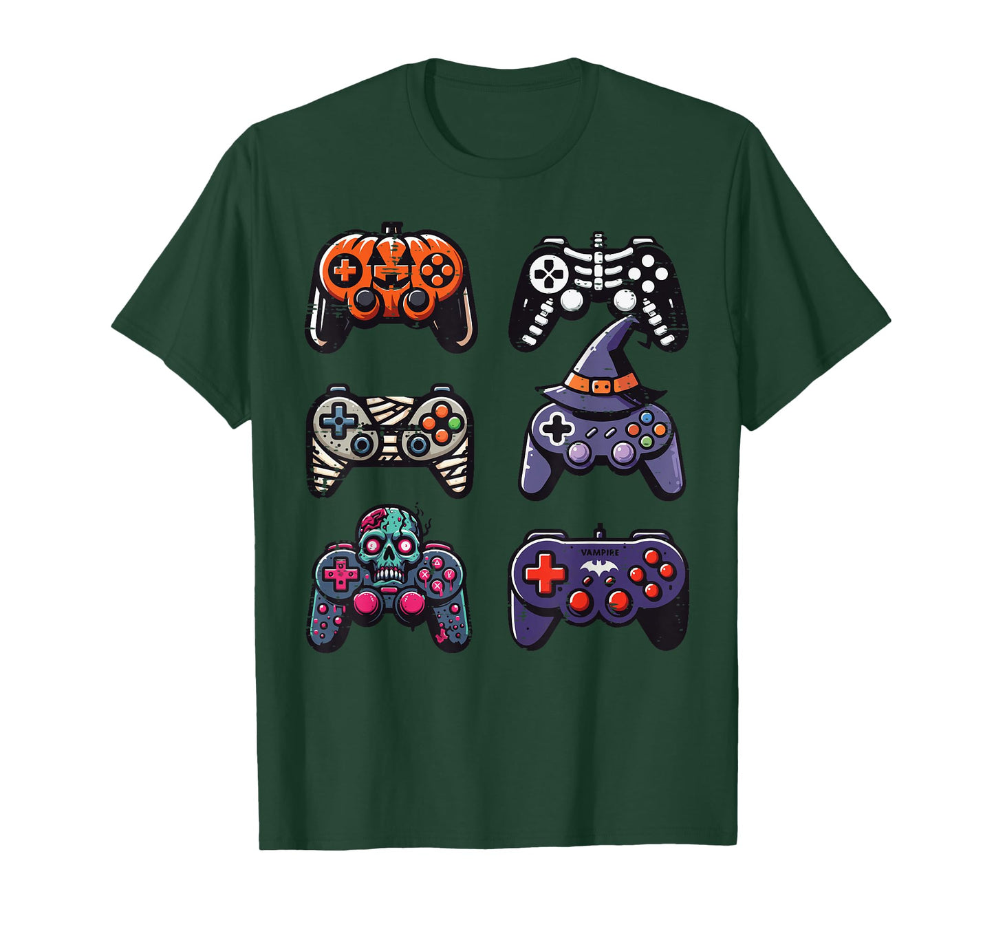 Halloween Gaming Controller Gamer Costume Men Boys Kids Teen T-Shirt