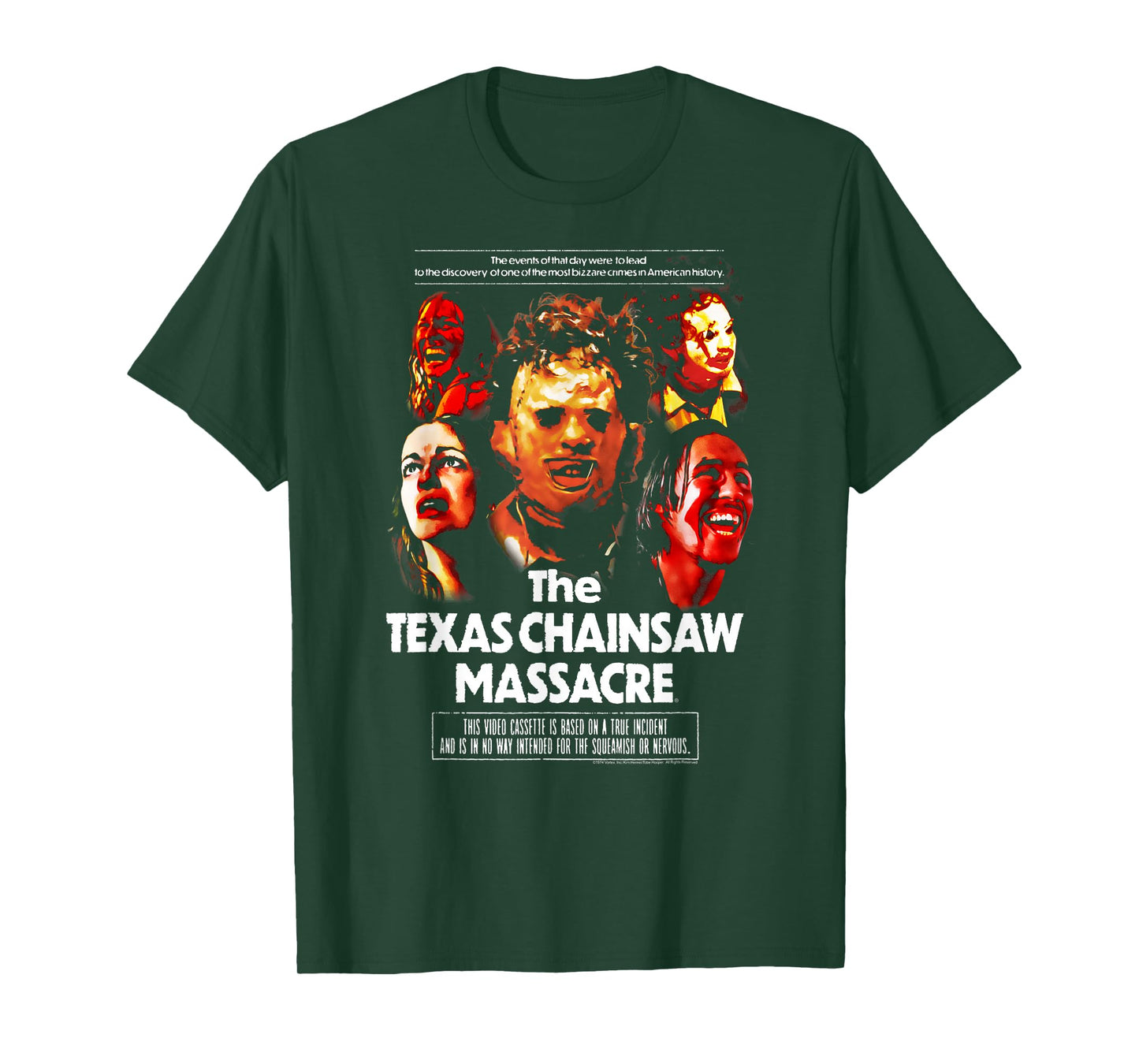 The Texas Chainsaw Massacre Horror Movie Poster T-Shirt