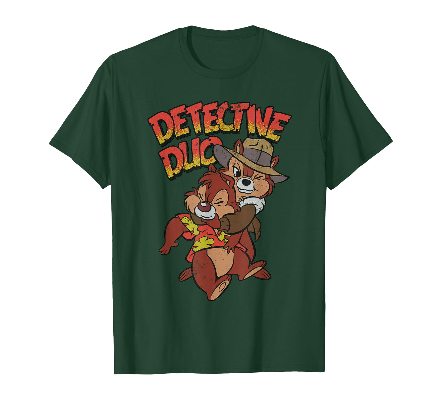 Disney Retro Chip n' Dale Rescue Rangers Detective Duo T-Shirt