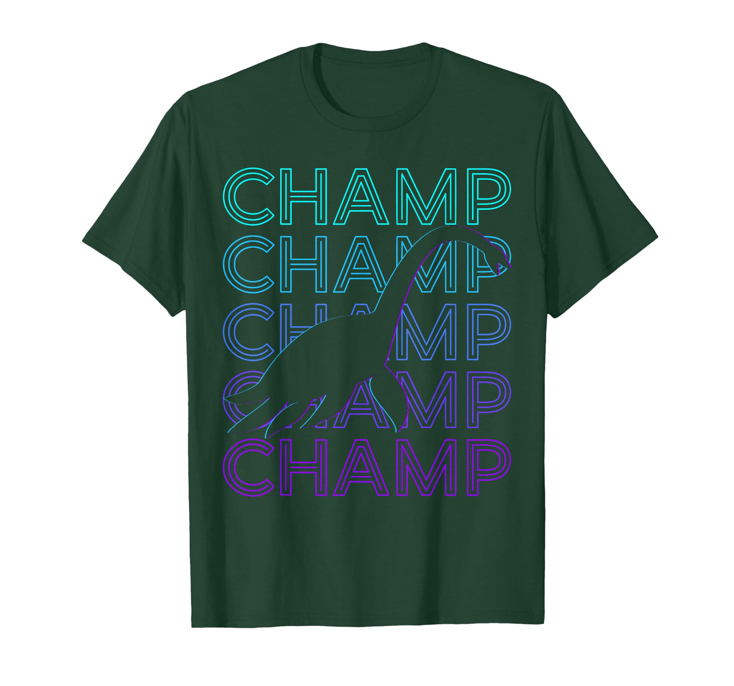 Champ Champy Lake Monster Retro T-Shirt