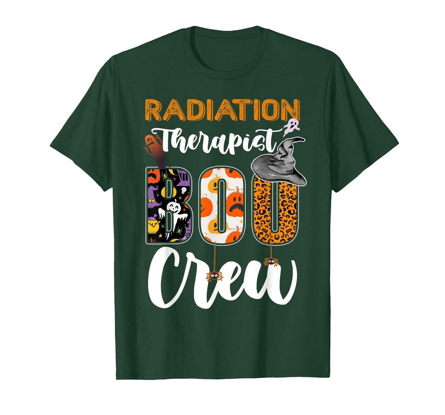 Radiation Therapist Boo Crew Ghost Therapy Halloween Match T-Shirt