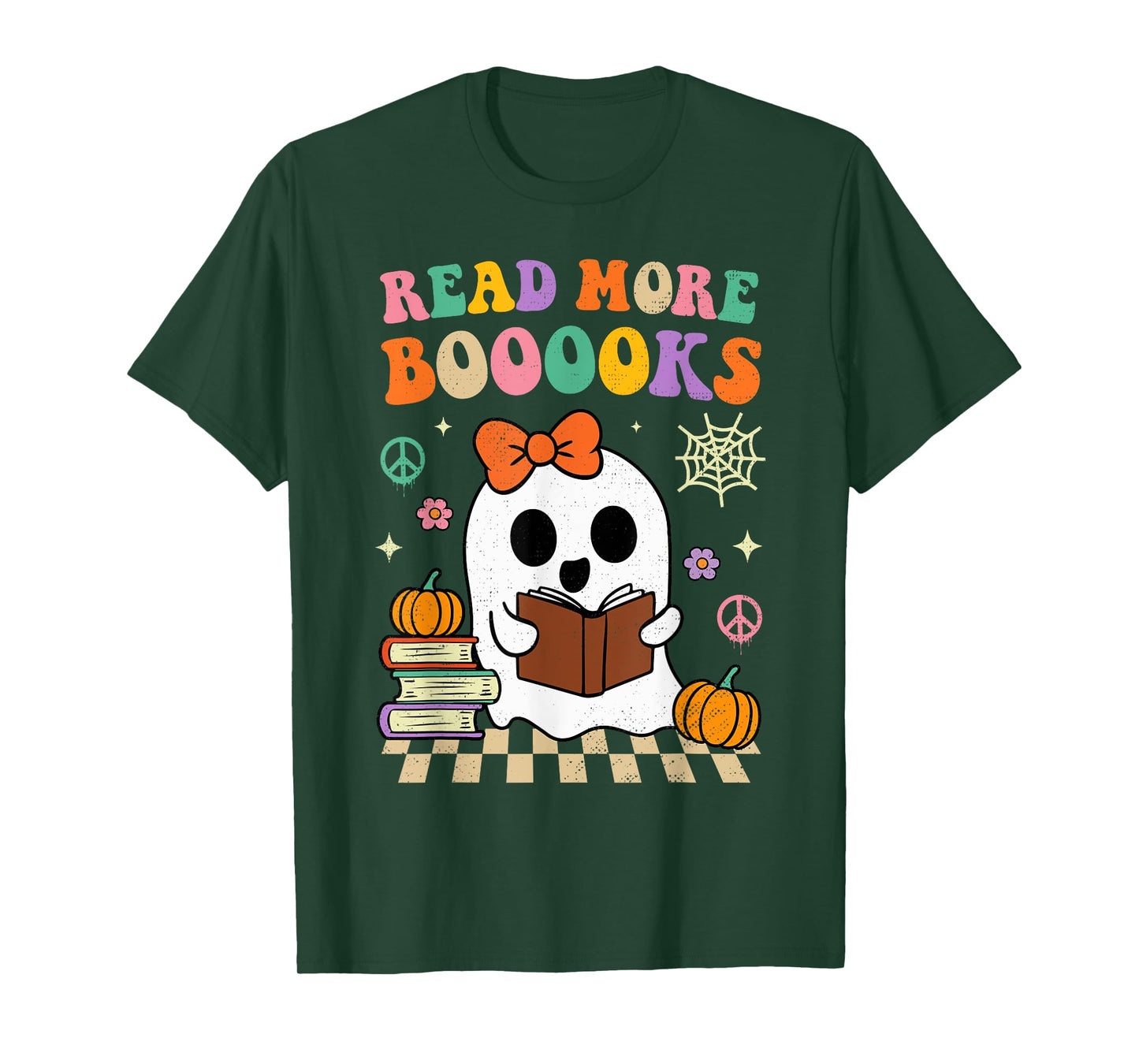 Groovy Read More Books Halloween Costume Girls Kids Toddler T-Shirt