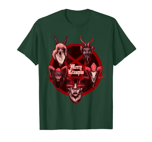 Krampusnacht Christmas Monster Krampus Lover Festive Horror T-Shirt