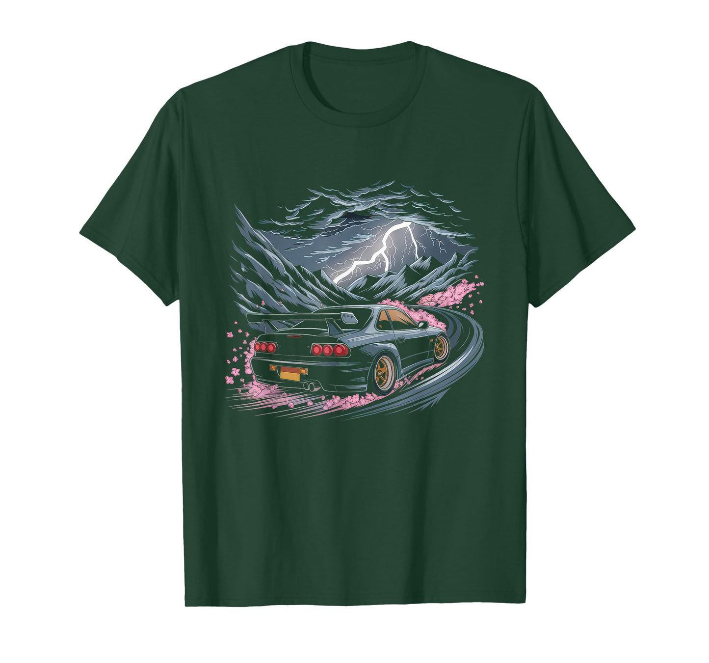 Japanese Car Tshirt Men JDM Japan Street Racing Streetwear T-Shirt