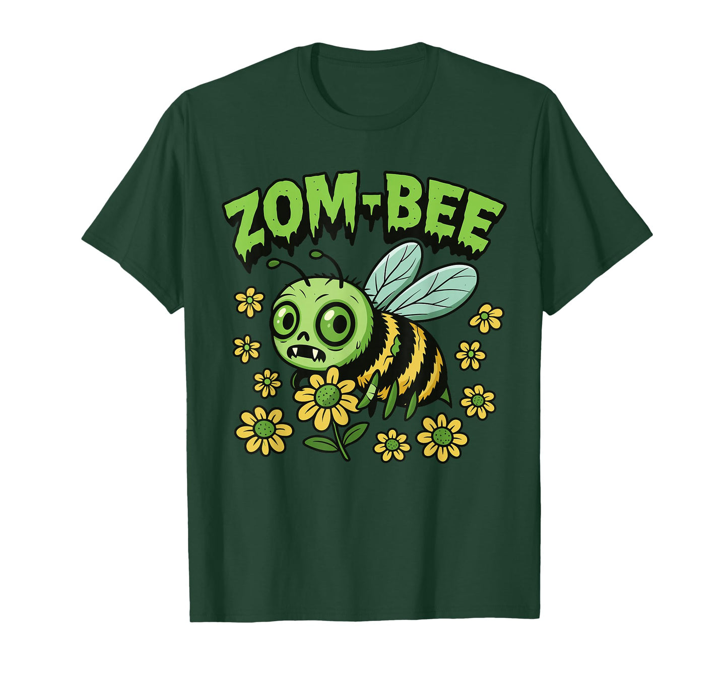 Baby Bee Halloween Costumes, Spooky Zom-Bee Zombie T-Shirt