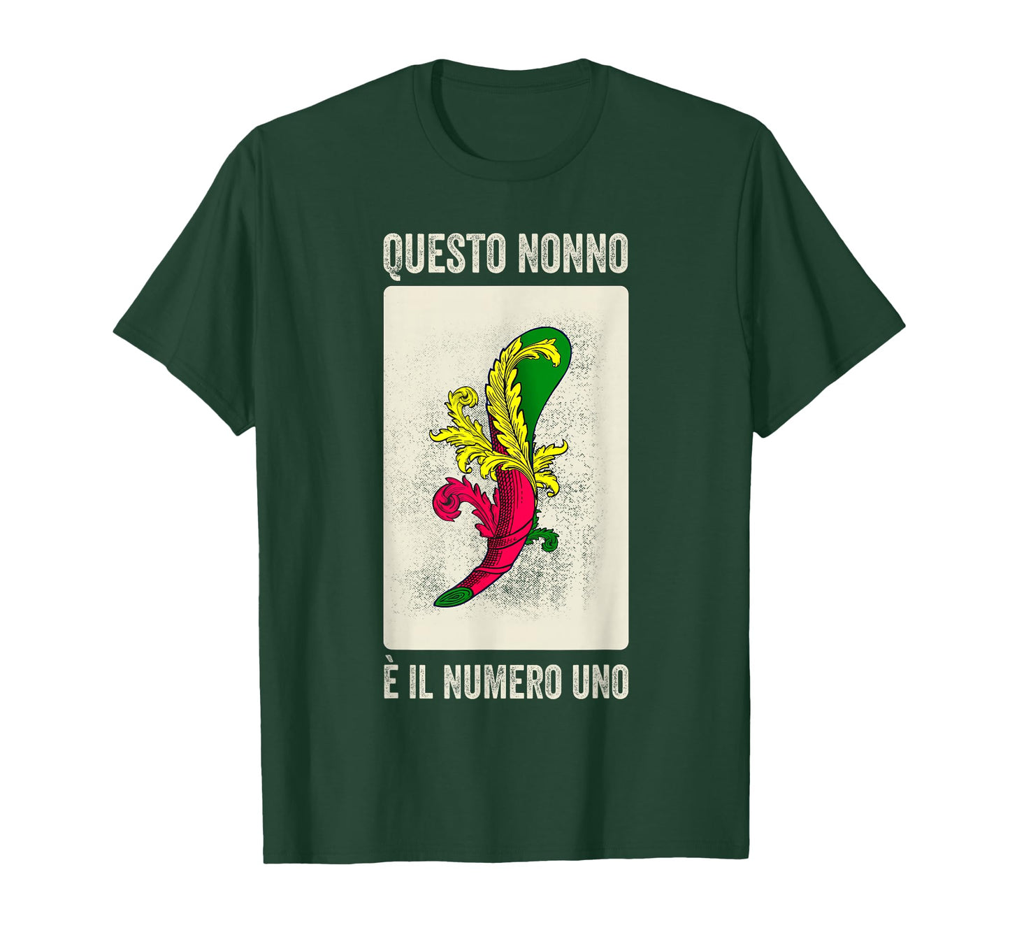 Grandpa Italian Nonno Scopa Game Scopa-Cards T-Shirt