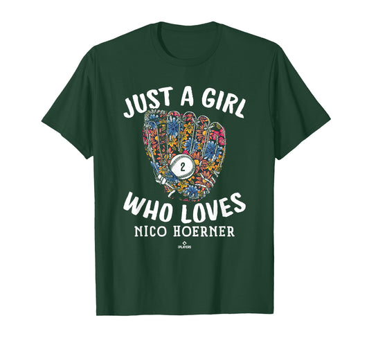 Just A Girl Who Loves Nico Hoerner Chicago MLBPA T-Shirt