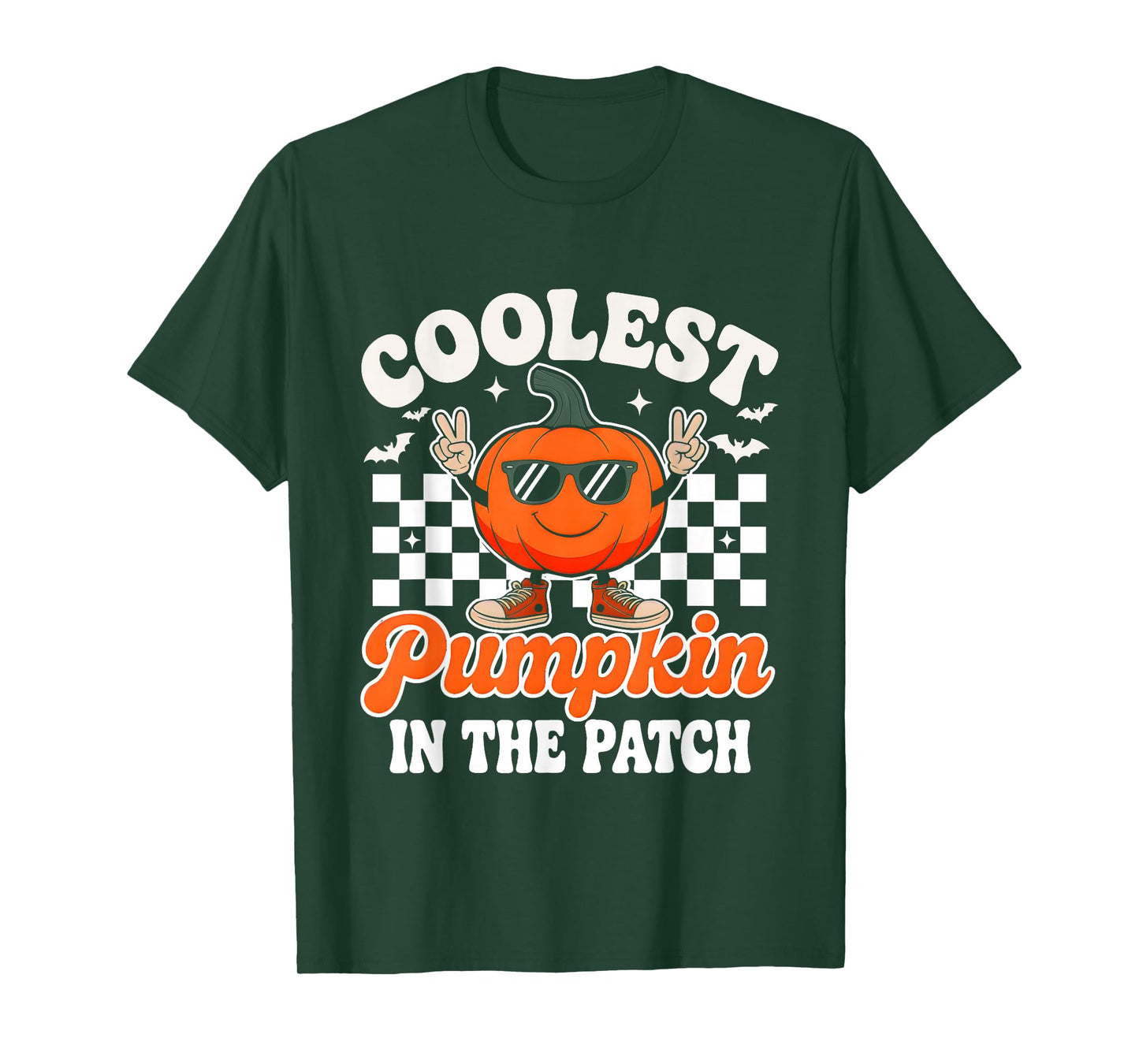 Coolest Pumpkin In The Patch Halloween Toddler Boys Kids T-Shirt
