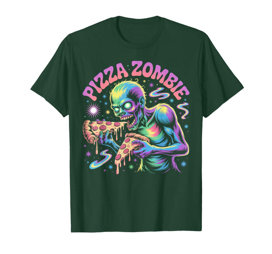 Pizza Zombie Funny Undead Pizza Delivery T-Shirt