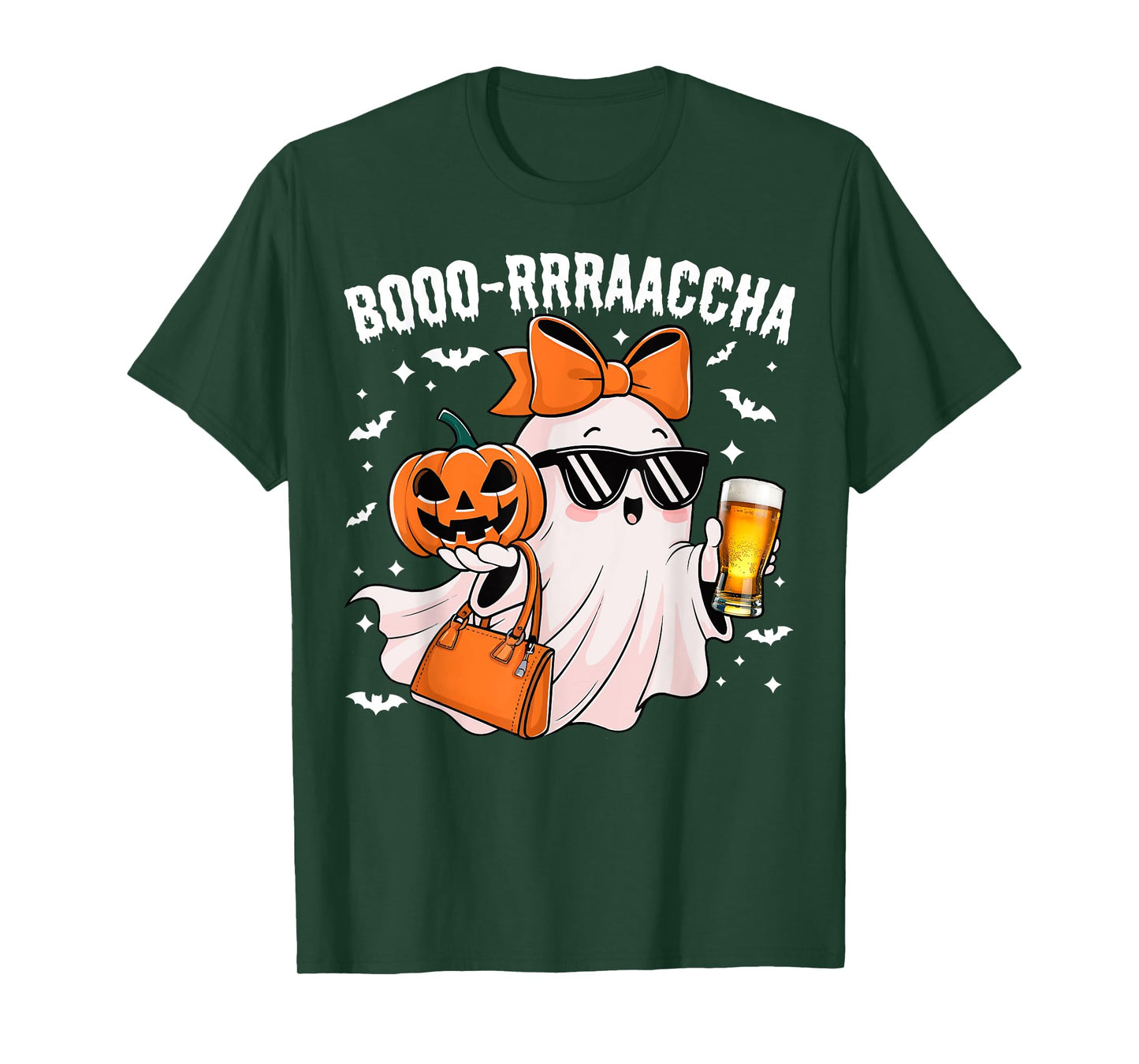 Boo-Racha Halloween Cute Ghost Boo Borracha Funny Men Women T-Shirt
