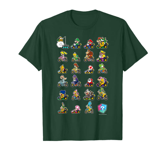 Mario Kart Character Stacks T-Shirt