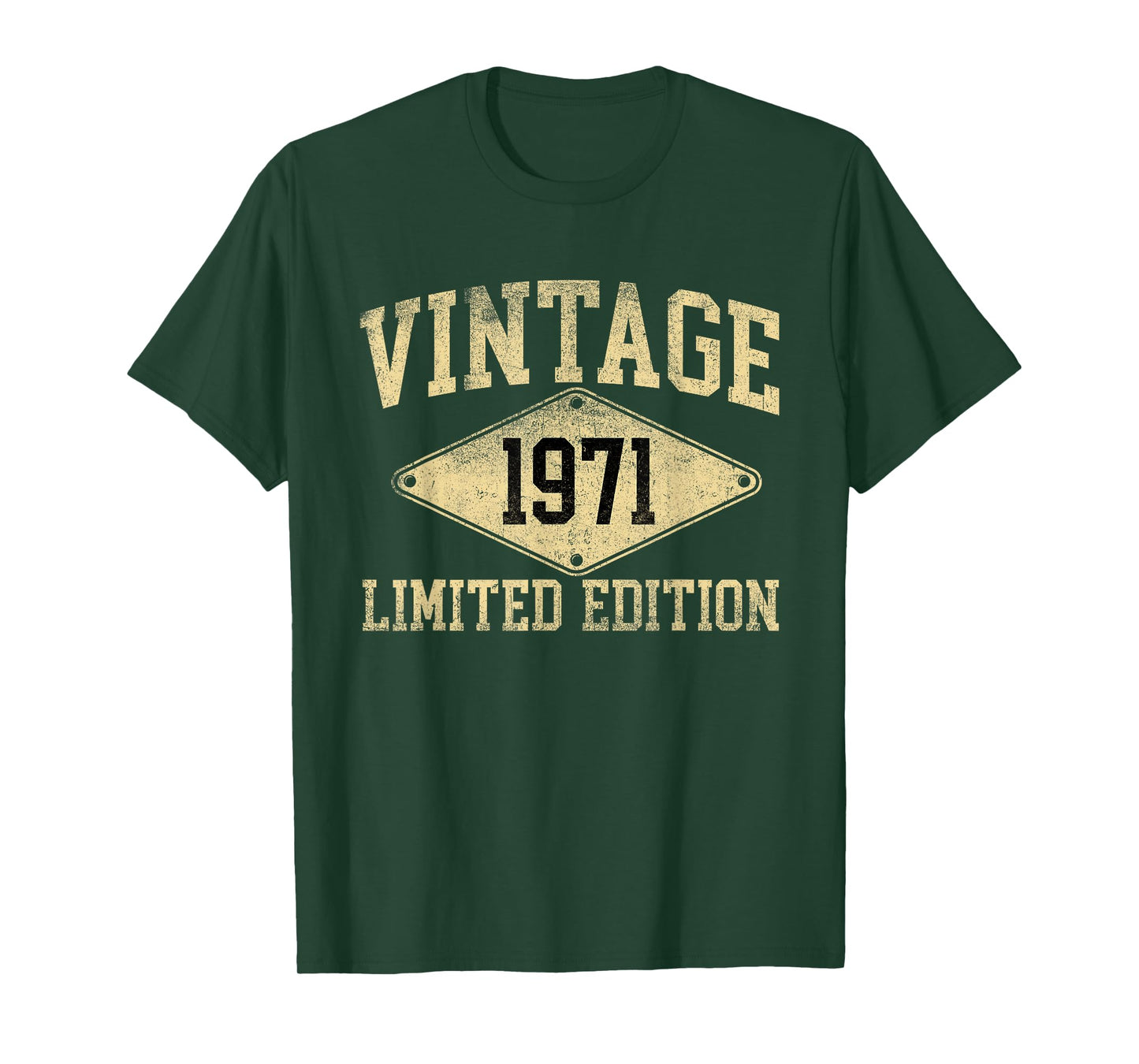 Vintage 1971 Limited Edition Year Of Birth Birthday T-Shirt