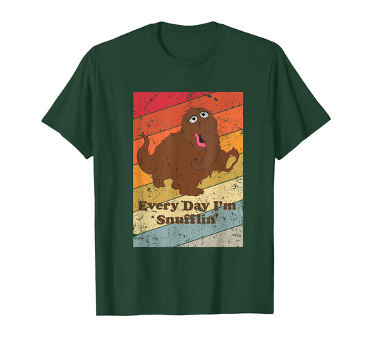 Every Day Im Snufflin Retro Color Design T-Shirt