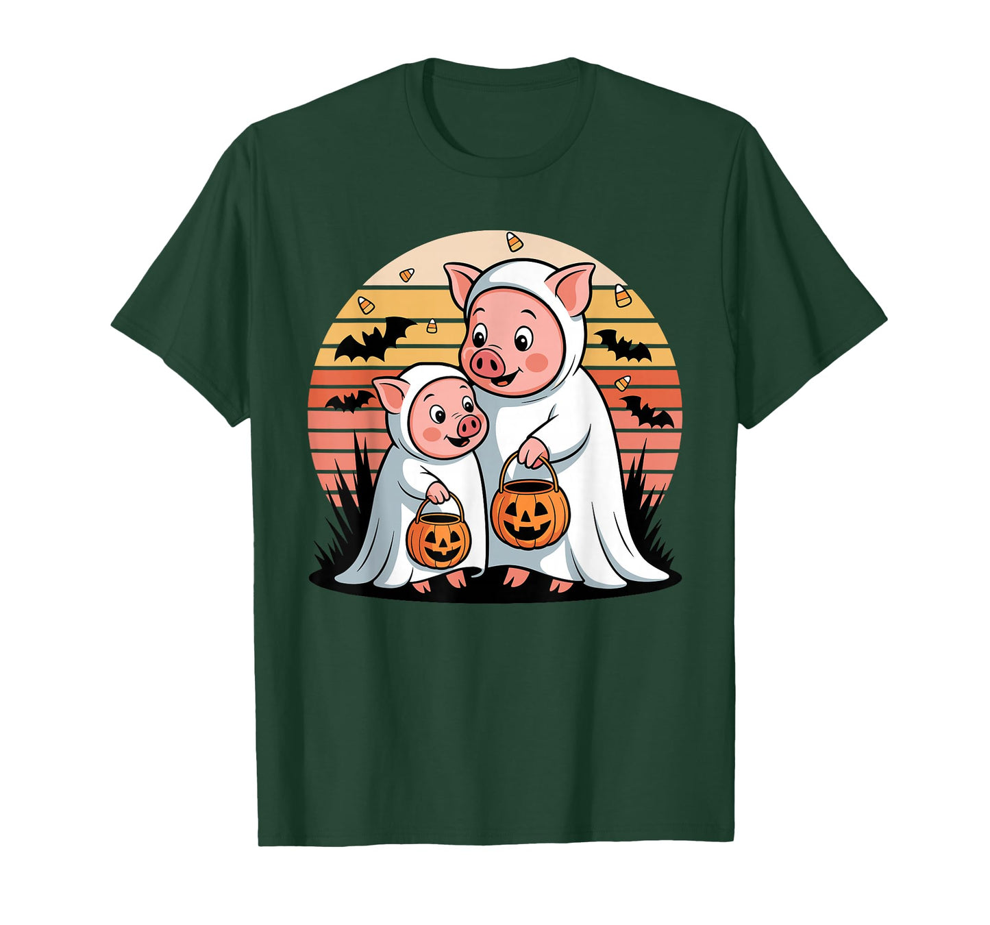 Halloween Pig Ghost Pigs T-Shirt