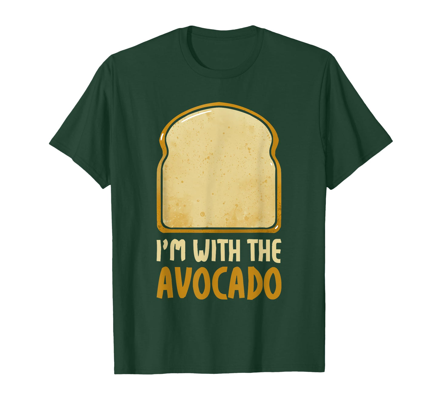 Funny Halloween Costume I'm with the Avocado Toast Couple T-Shirt
