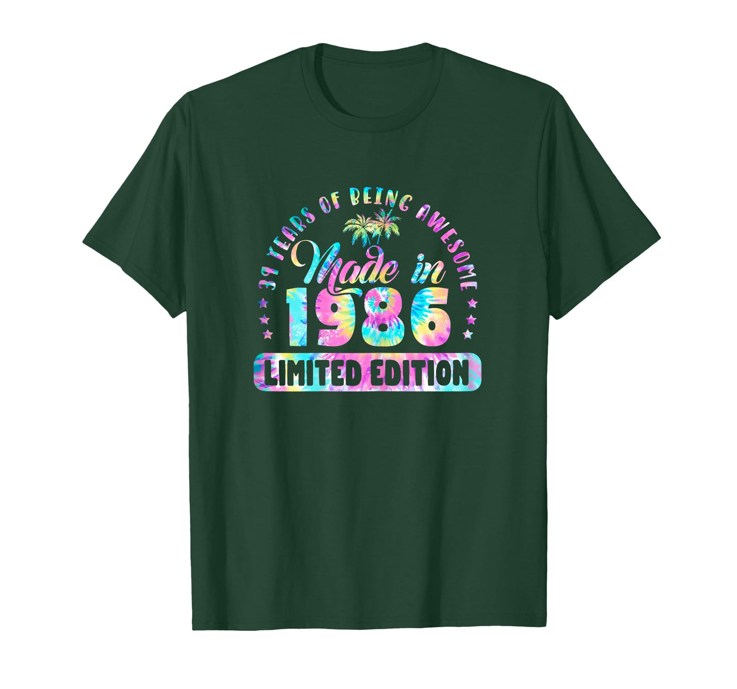 Made In 1986 Limited Edition 39 Birthday Gifts 39 Year Old T-Shirt