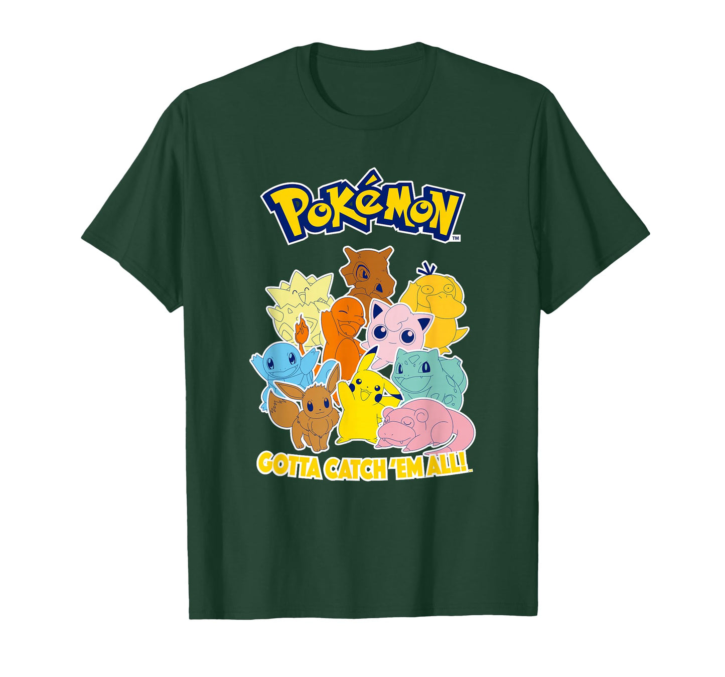 Pokémon Group Shot Gotta Catch 'Em All Cute Poster T-Shirt