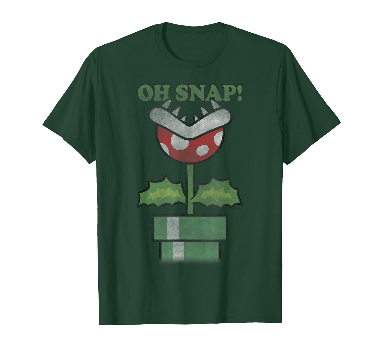 Nintendo Super Mario Piranha Plant Oh Snap Vintage T-Shirt