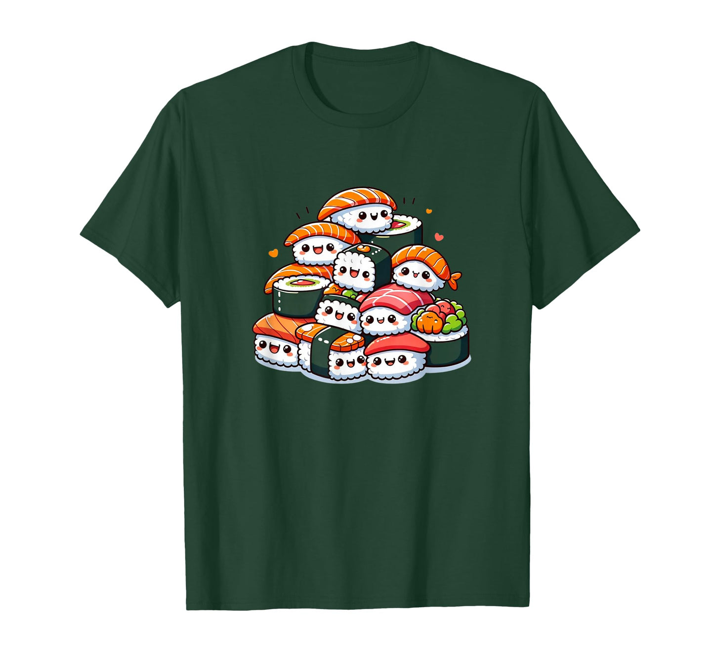 Kawaii Anime Sushi Kids Boys Girls T-Shirt