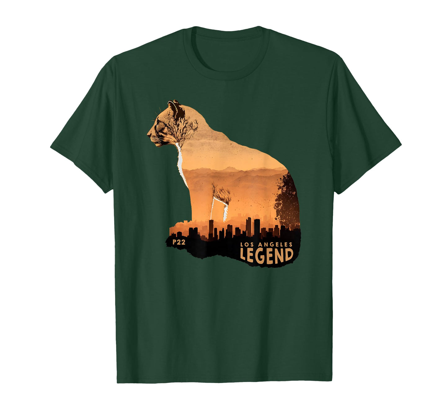 P 22 Mountain Lion Los Angeles Legend California Cougar P-22 T-Shirt