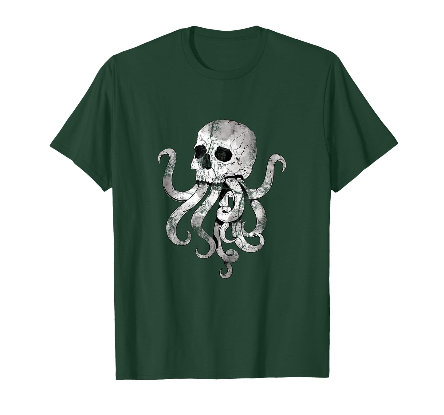 Sea Monster Kraken Gift Predator Skull Octopus T-Shirt