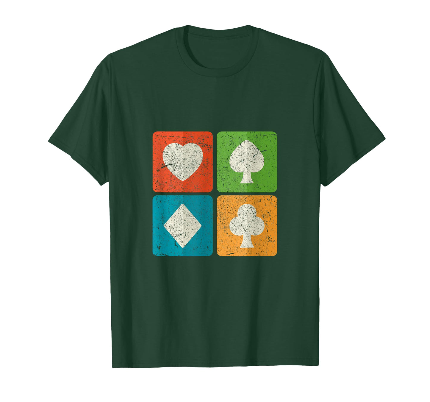 Vintage Playing Cards Symbols Suits T-Shirt T-Shirt