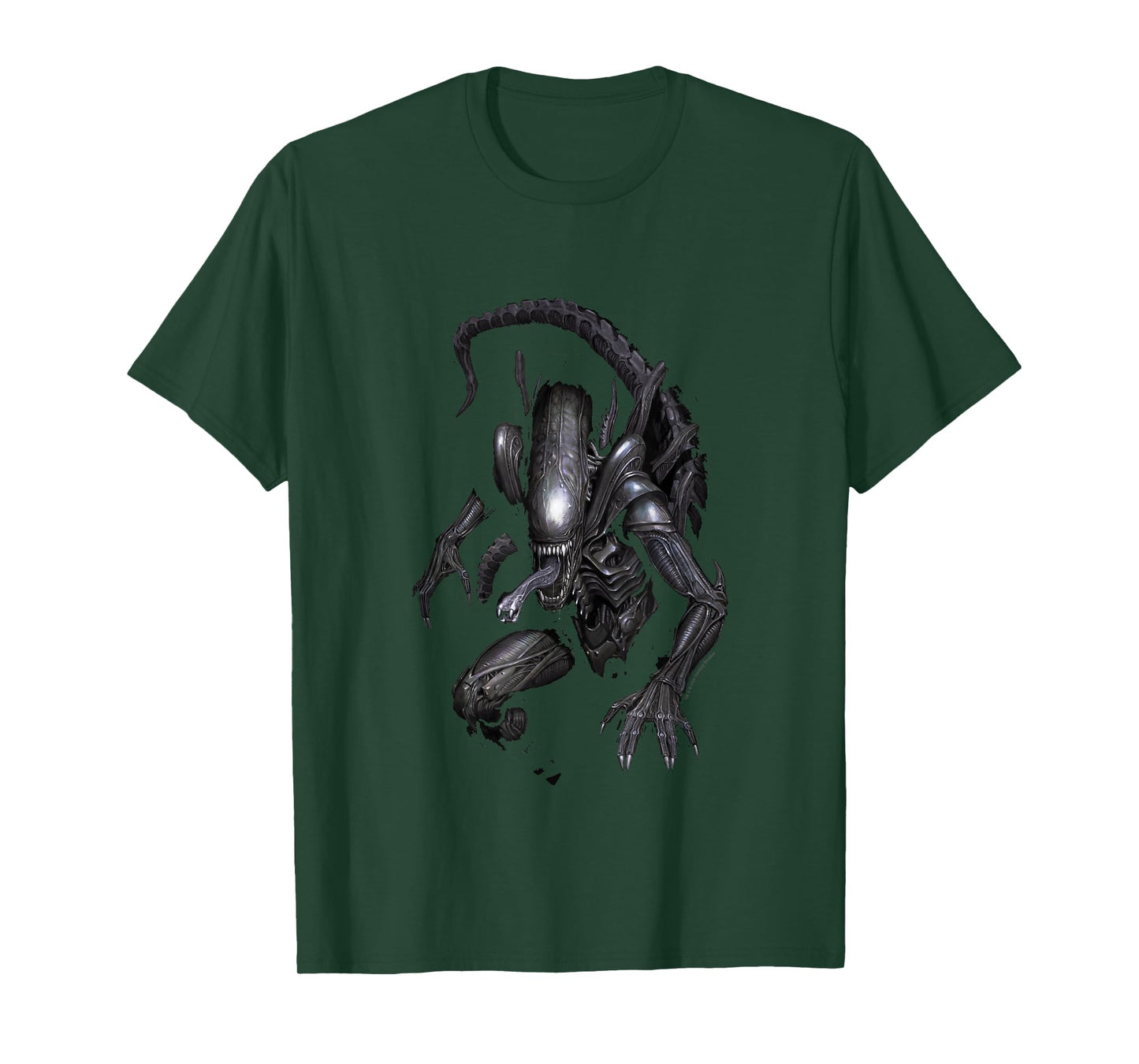 Aliens Iconic Dangerous Xenomorph In The Shadows Big Poster T-Shirt
