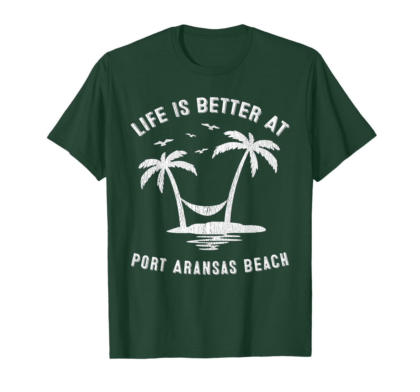 Port Aransas Family Vacation Vintage Texas Beach T-Shirt