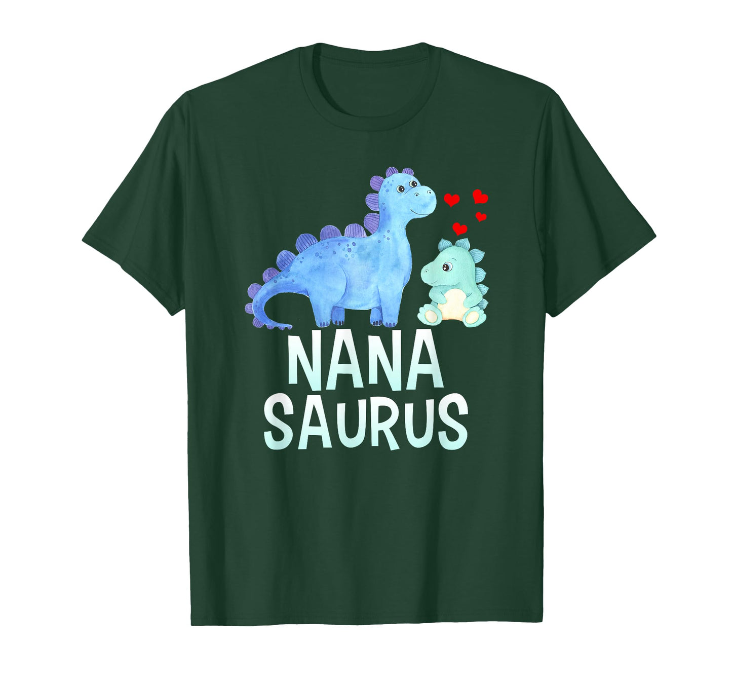 Nanasaurus Funny Dinosaur Baby Shower For Nana T-Shirt