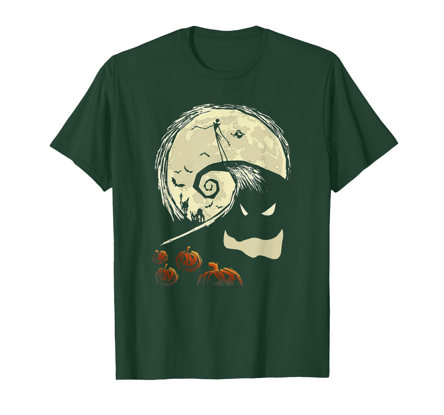 Disney The Nightmare Before Christmas Halloween Oogie Spiral T-Shirt