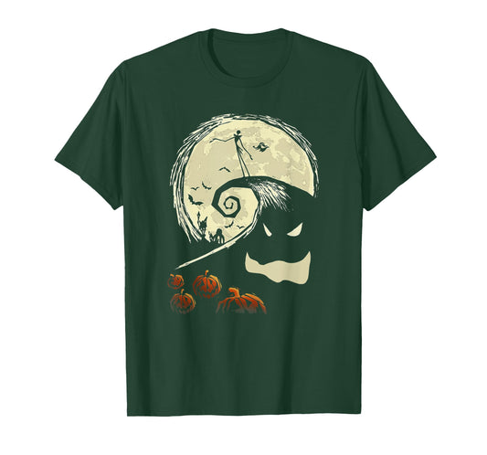 Disney The Nightmare Before Christmas Halloween Oogie Spiral T-Shirt