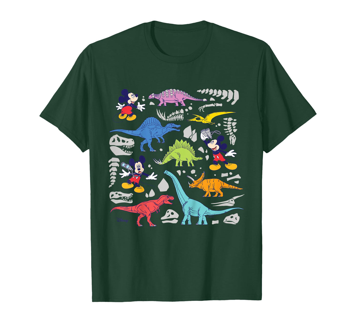 Kids Mickey Mouse - Dinosaur T-Shirt