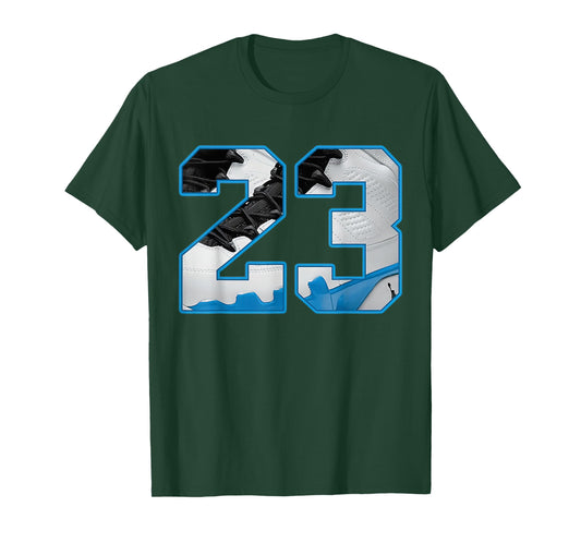 Number 23 Powder Blue 9s Loser Lover Matching Tee T-Shirt