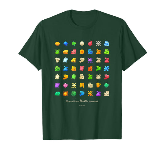 Monster Hunter Puzzles: Felyne Isles Pieces T-Shirt