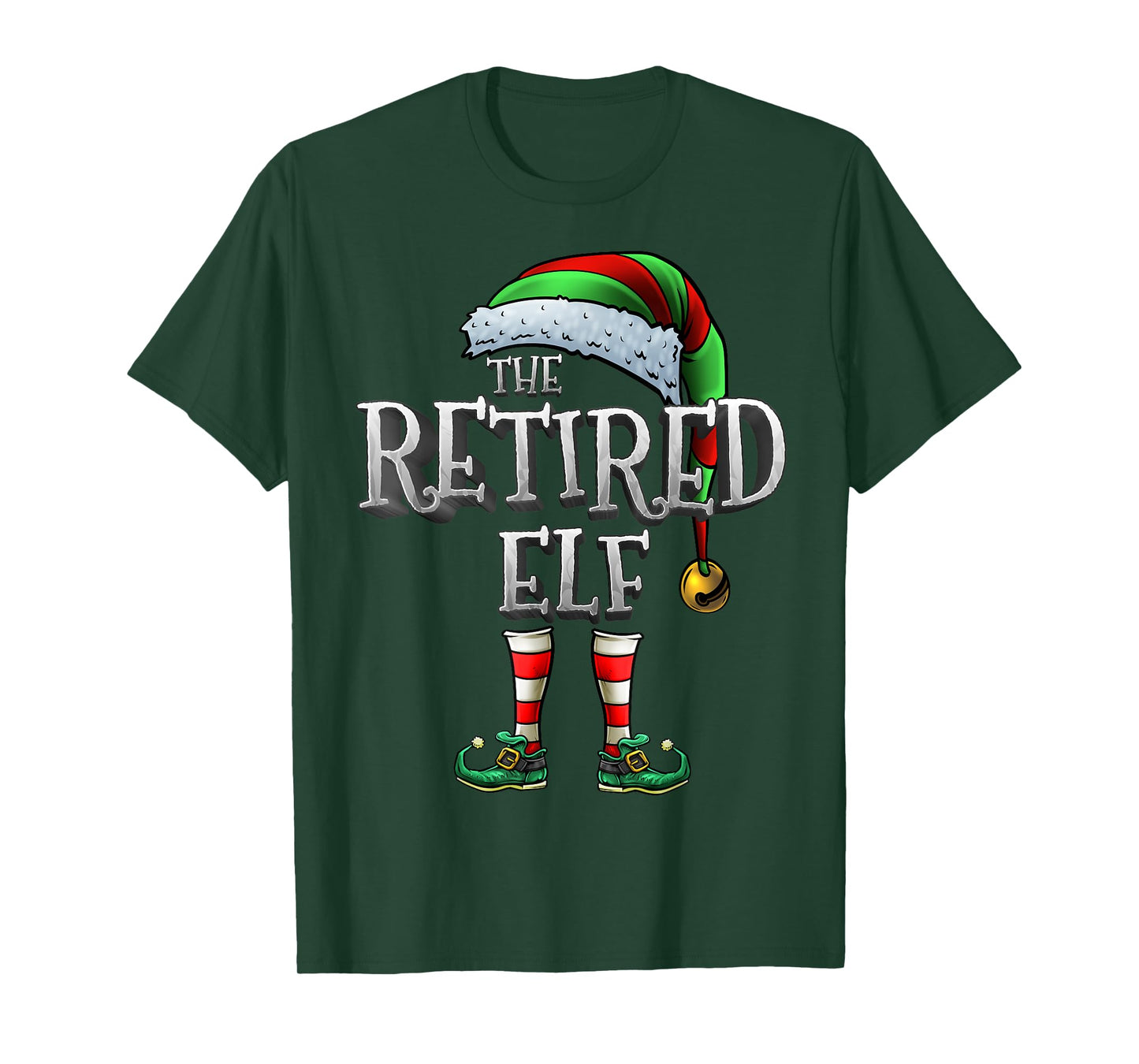 The Retired Elf Shirt Matching Family Retired Christmas Elf T-Shirt