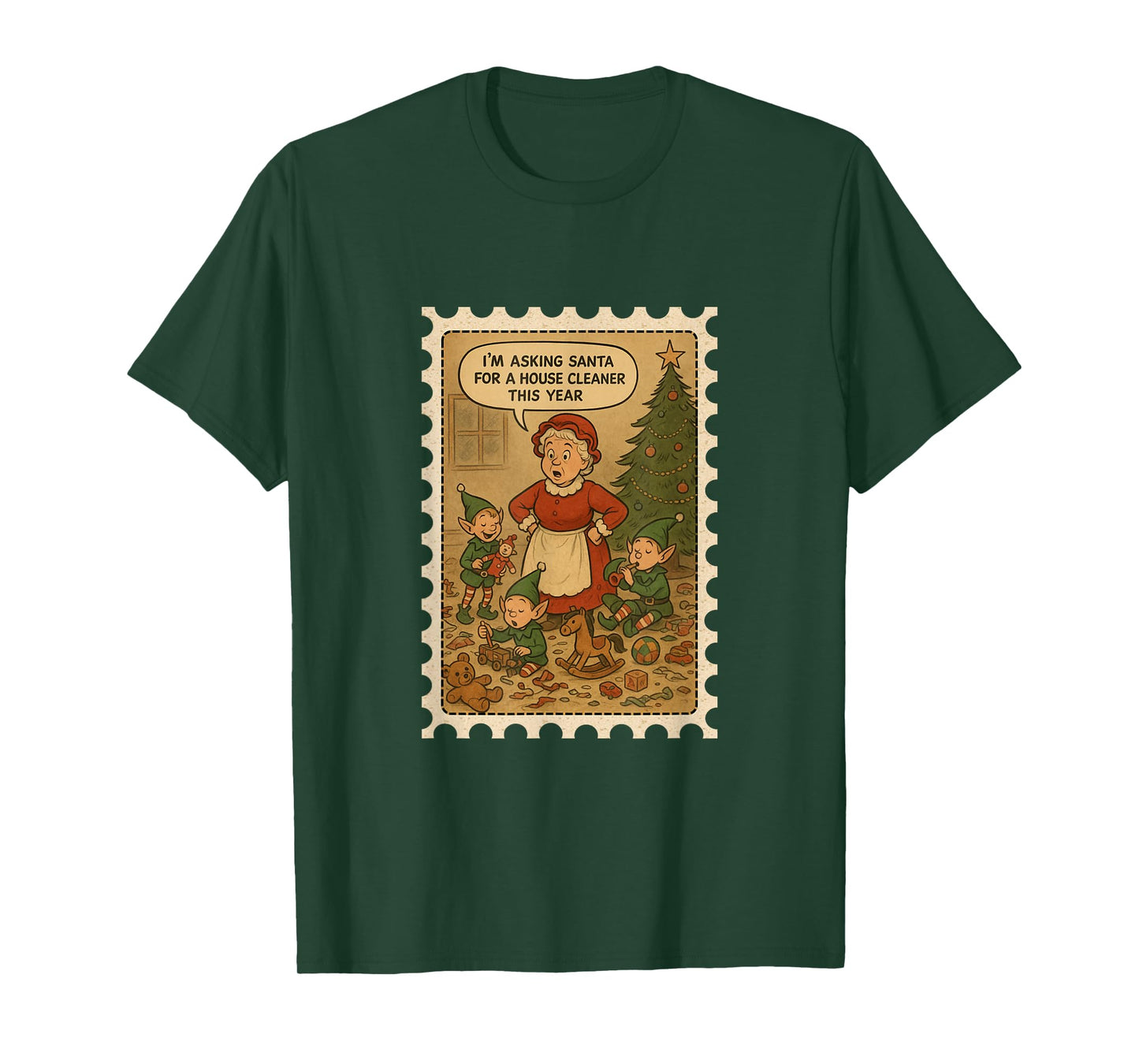Messy Elves Christmas T-Shirt