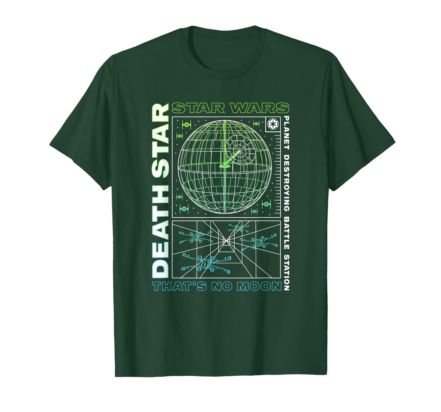 Star Wars Group Shot That's No Moon Death Star T-Shirt