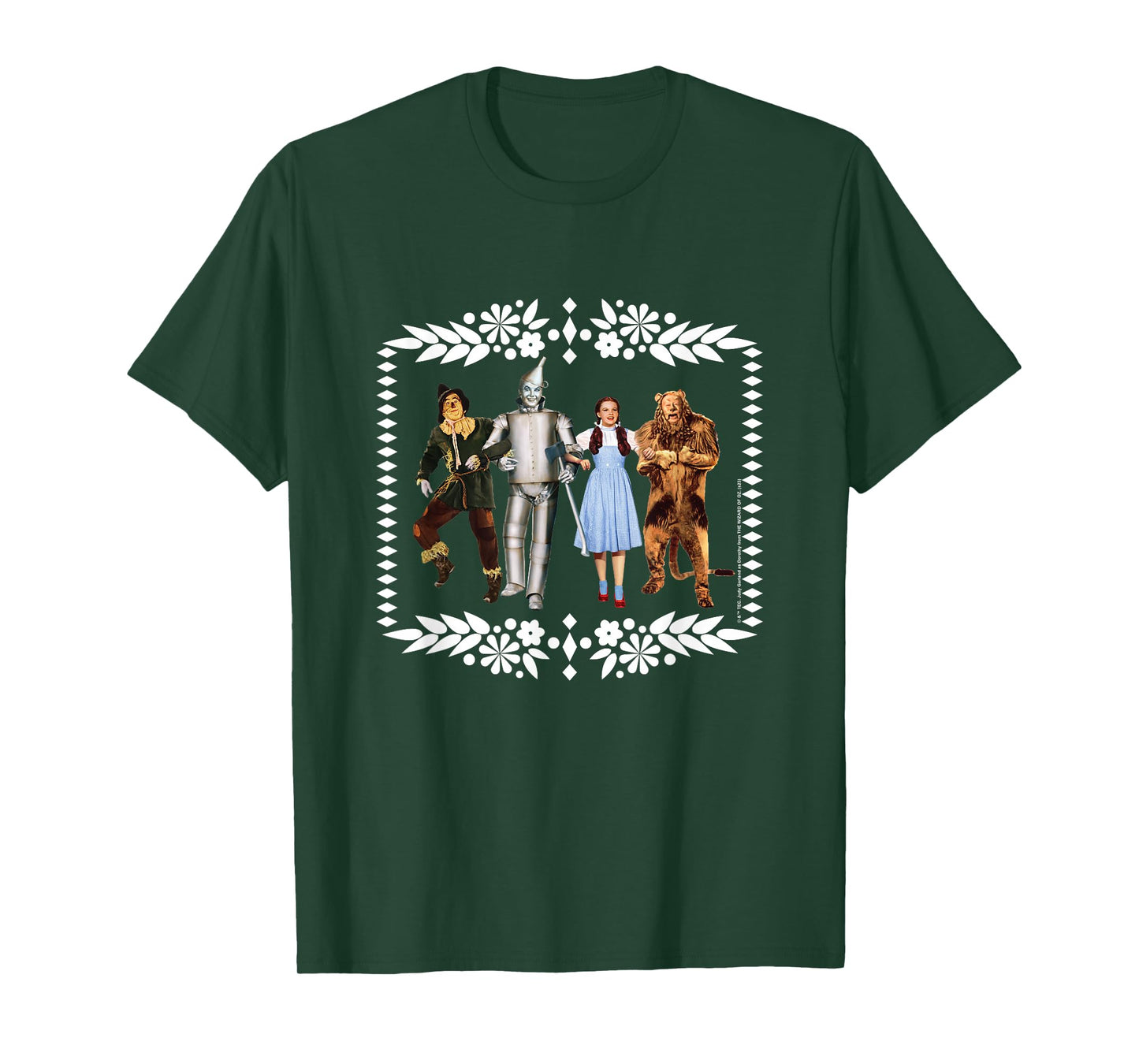 The Wizard of Oz - OZ Group White Border T-Shirt