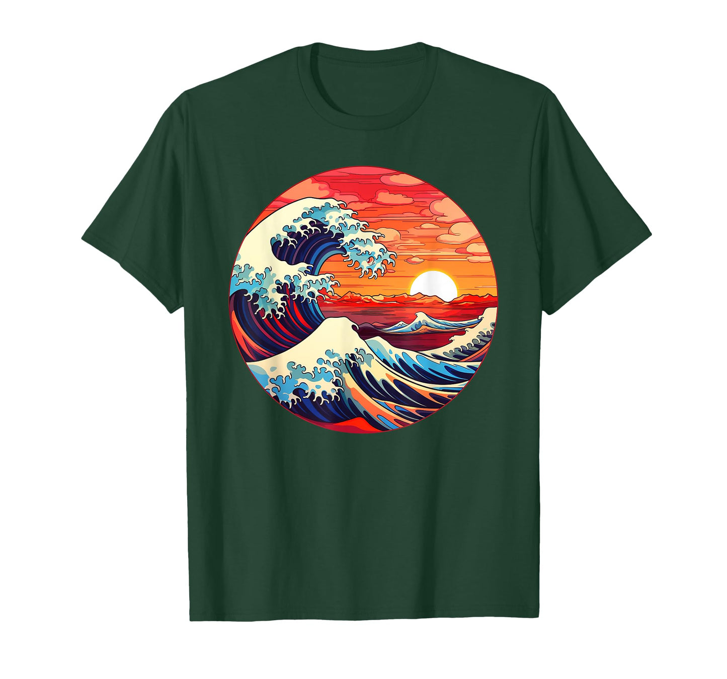 Great Art Aesthetic Tsunami boys Wave off Kanagawa Japanese T-Shirt