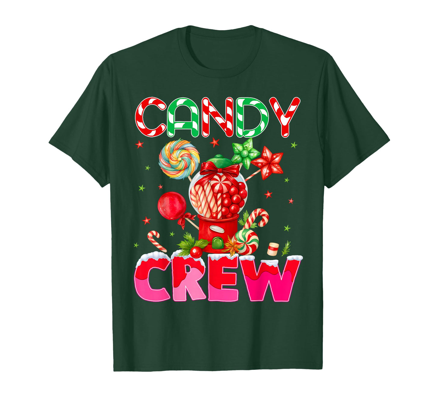 Candy Crew Candy Costume Women Candy Land Kids Sweetie T-Shirt