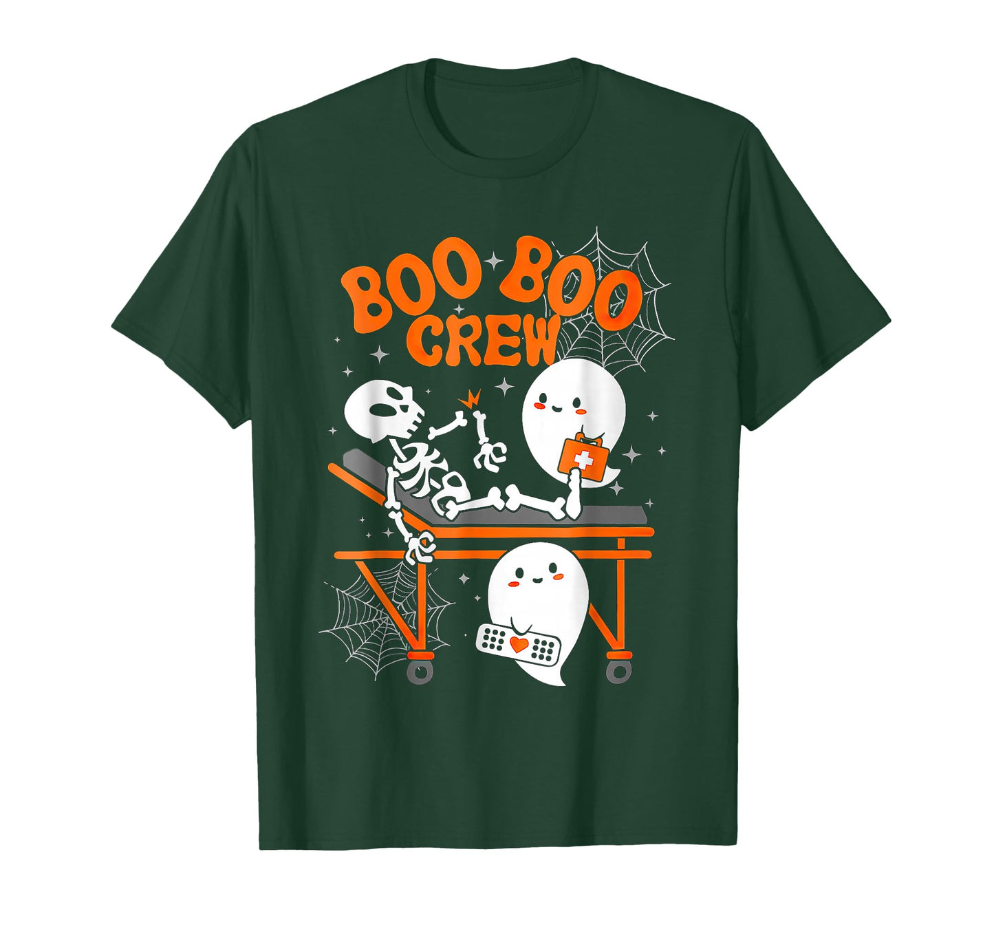 Boo Boo Crew Ghost Doctor Nurse Halloween T-Shirt