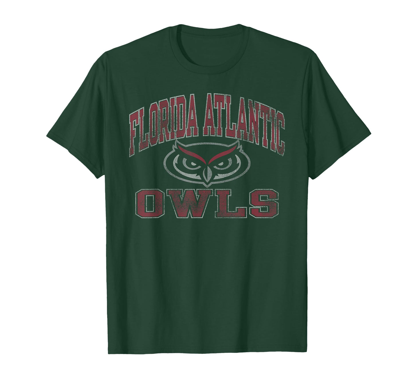 Florida Atlantic Owls Vintage Worn Navy Officially Licensed T-Shirt