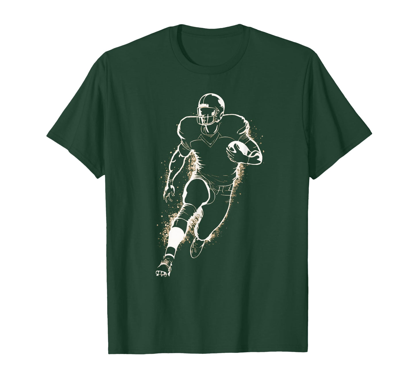 Football Player Action Silhouette Minimal T-Shirt
