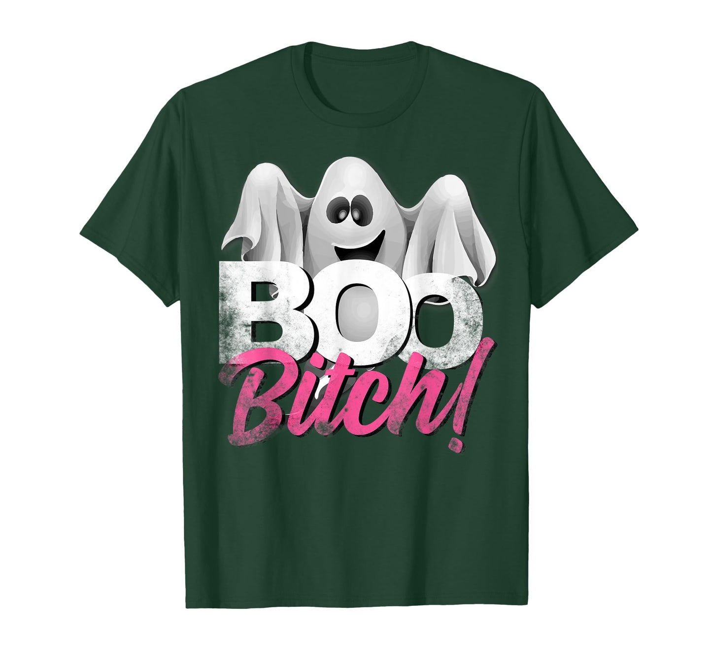 Boo Bitch Halloween humor distressed style T-Shirt