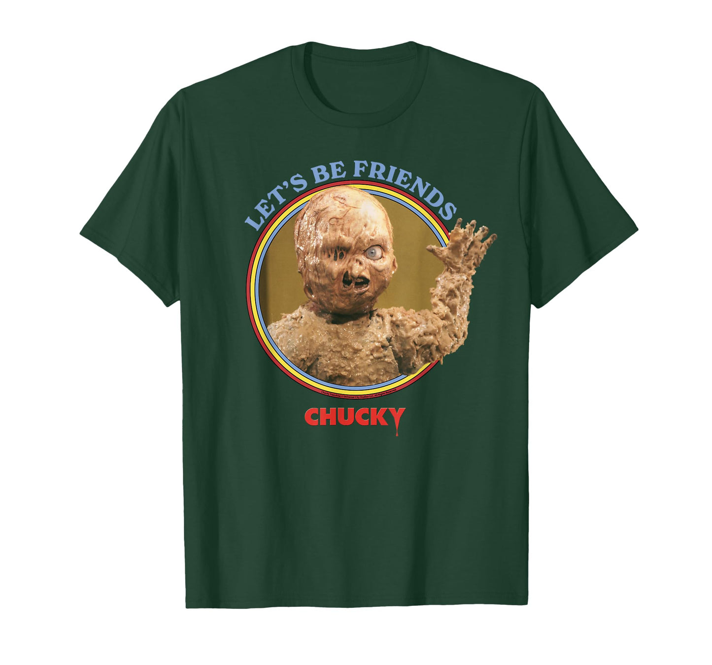 Chucky Let’s Be Friends Melting T-Shirt