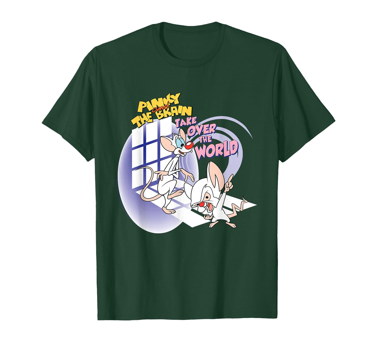 Animaniacs Pinky and The Brain Take Over The World T-Shirt